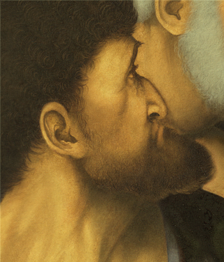 The Last Supper Restoration of Judas-1